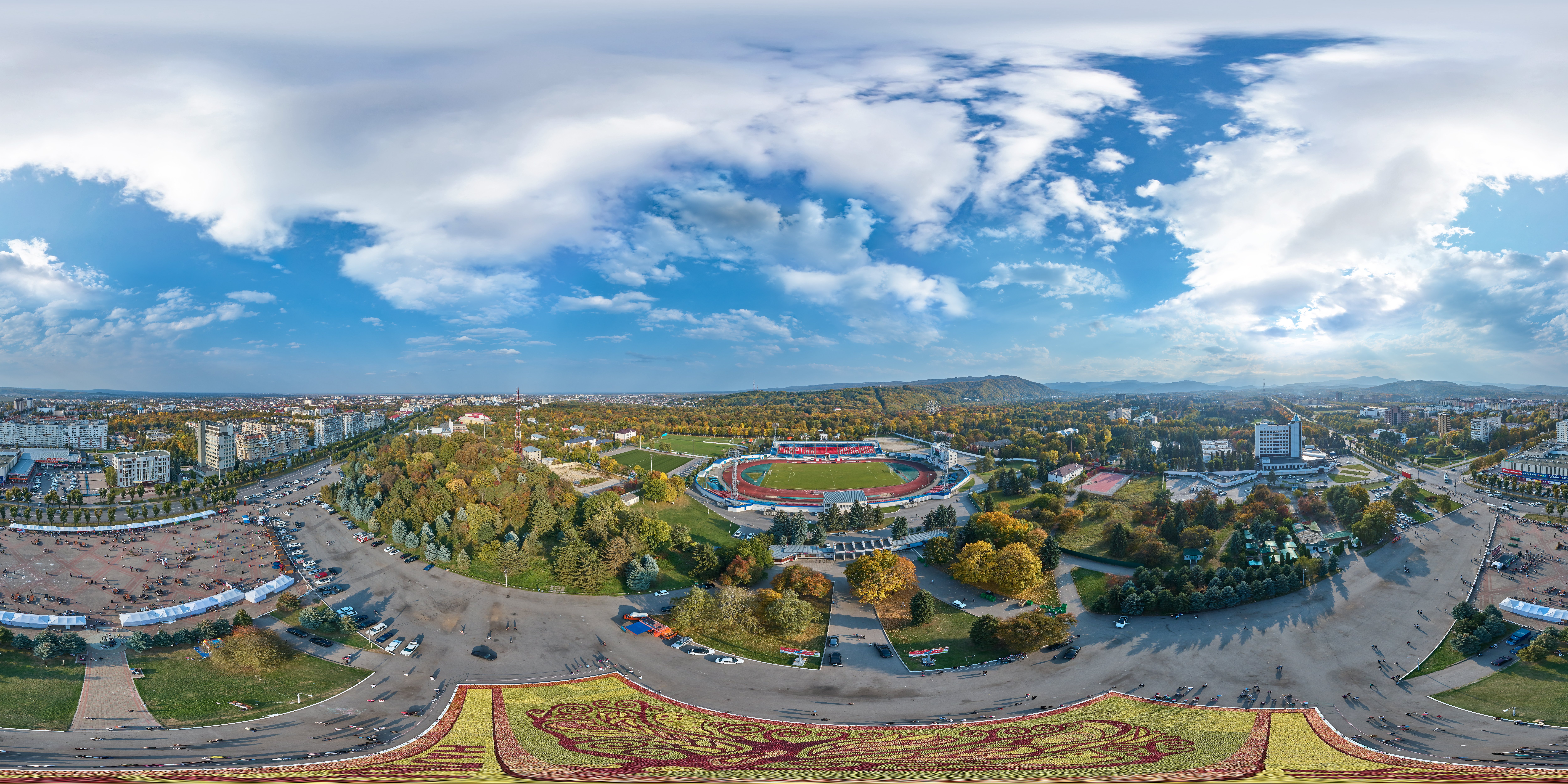 Площадь Ленина Новосибирск панорама