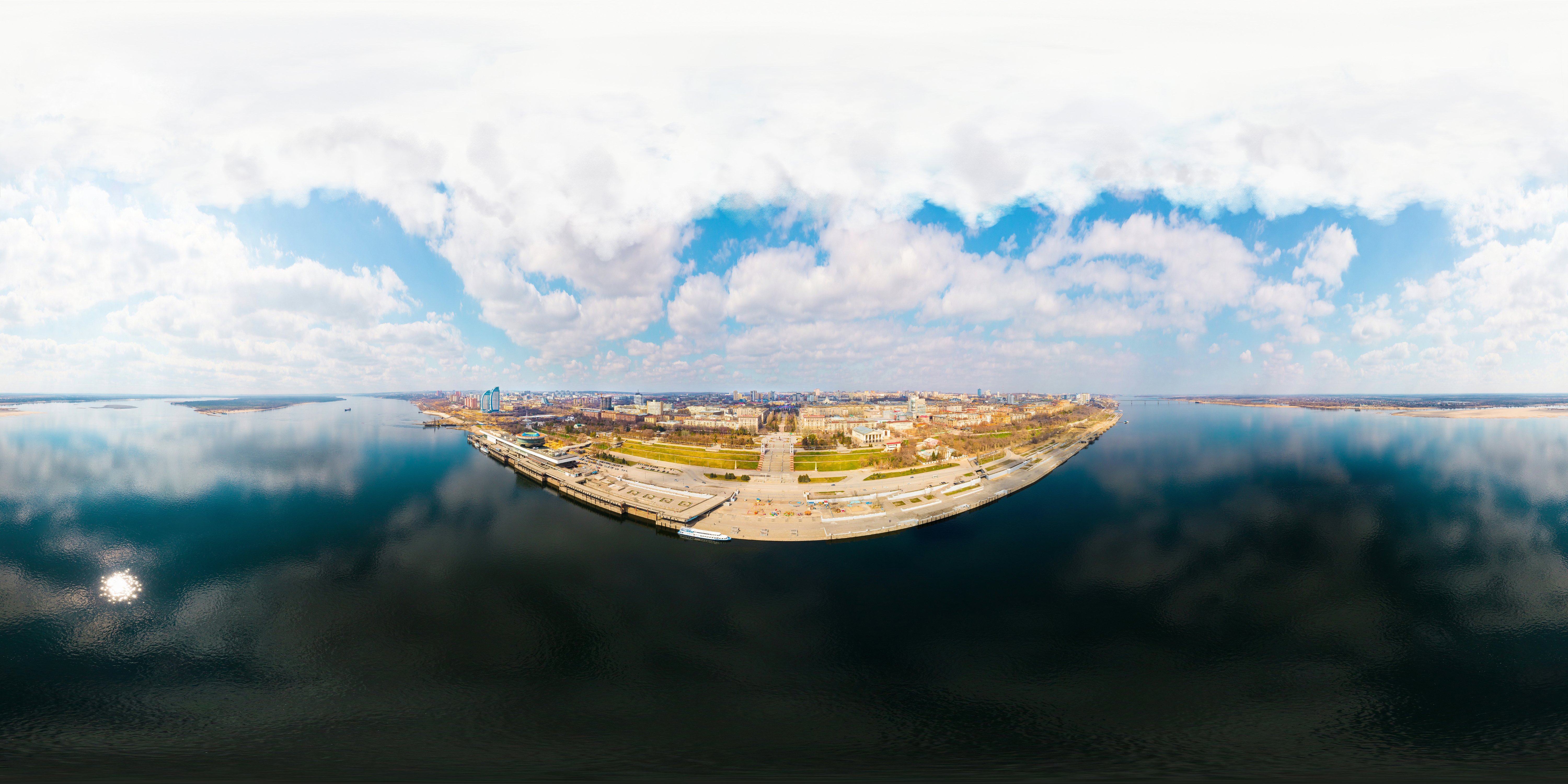 Панорама с квадрокоптера 360 Санкт-Петербург