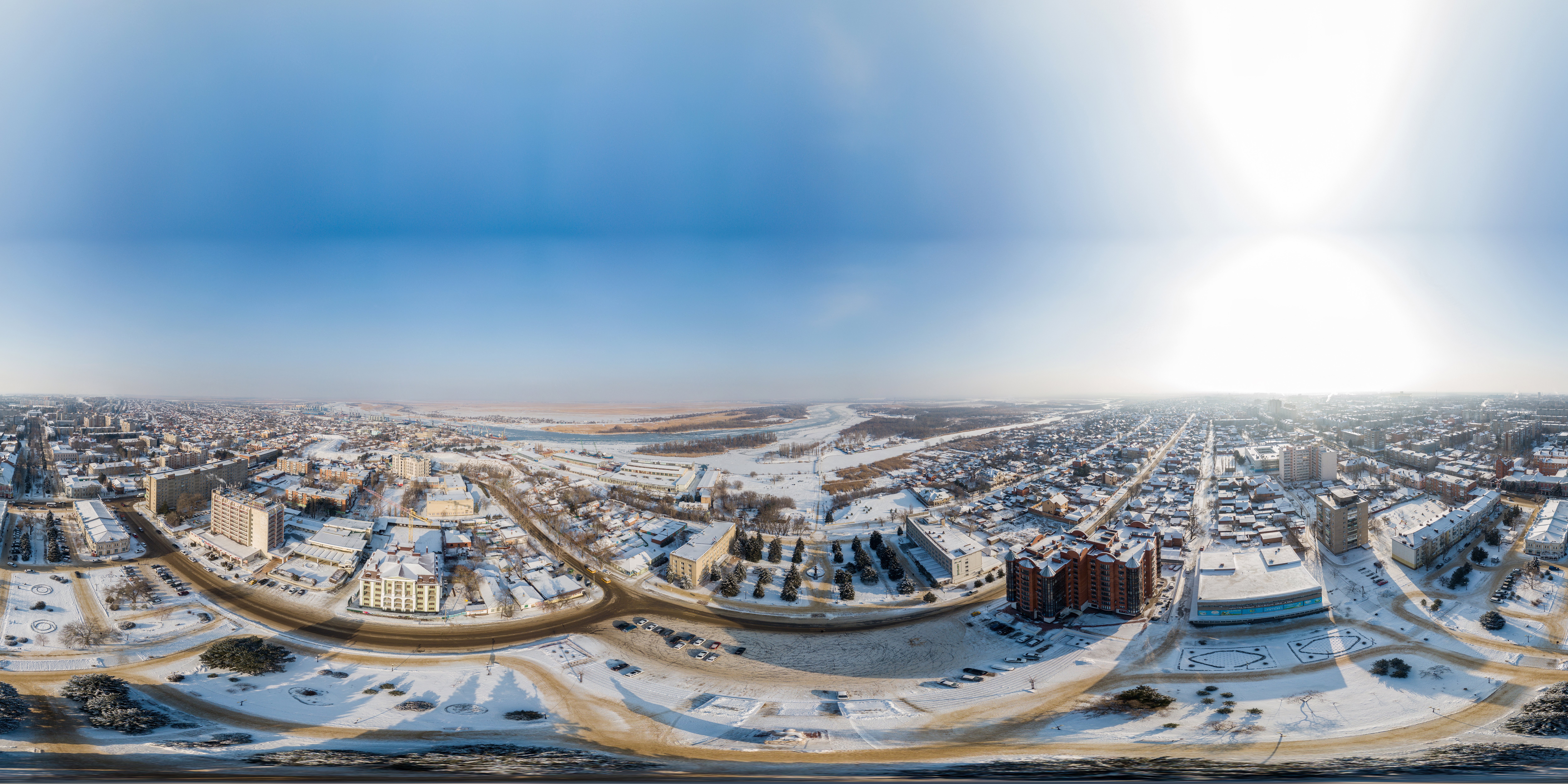 Азов панорама города