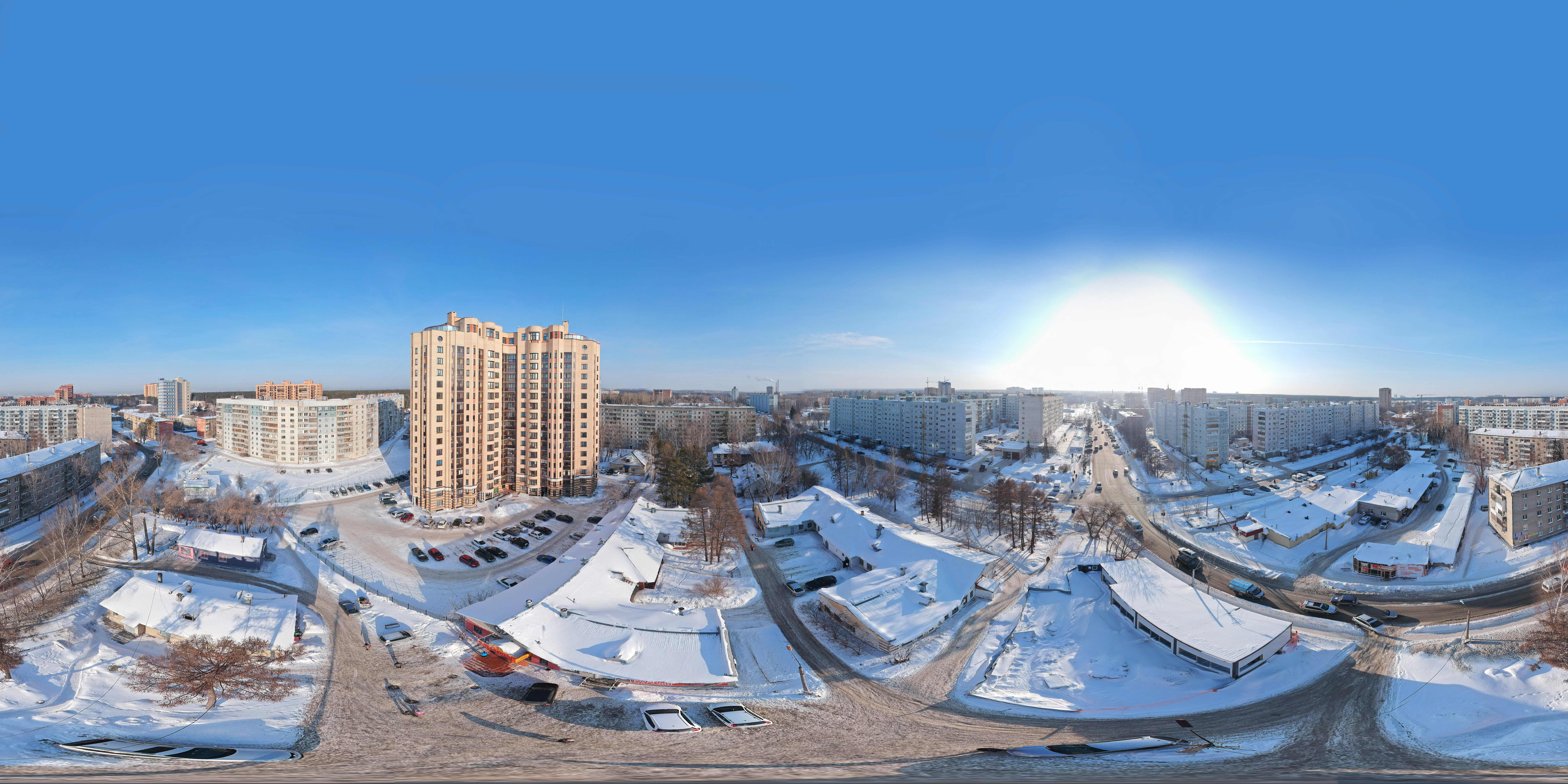 Панорама улица Российская Новосибирск