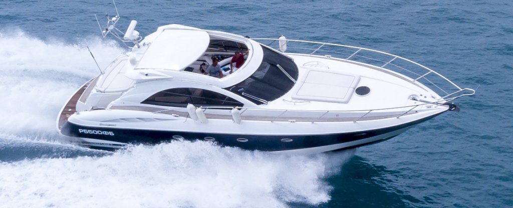 Катер Sunseeker50,  - Фото с квадрокоптера