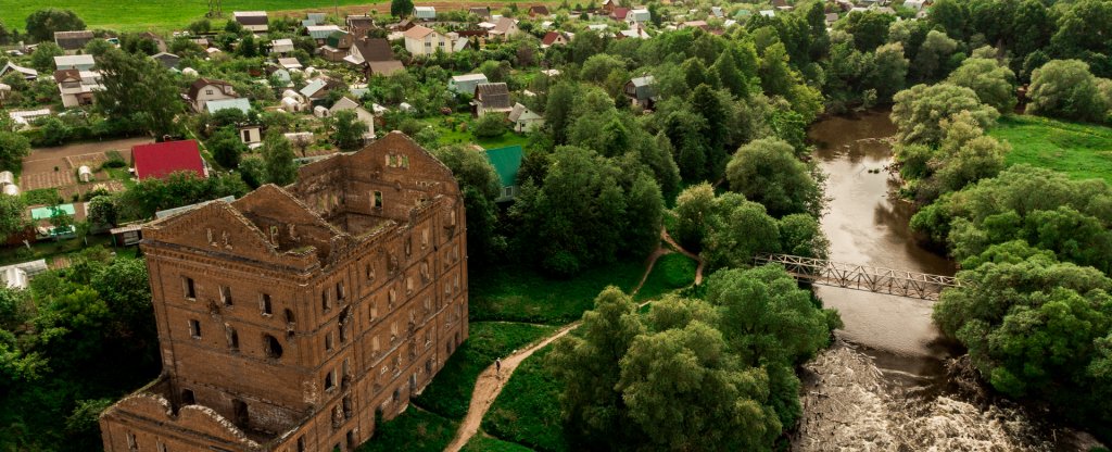 Юрятинская мельница, Протвино - Фото с квадрокоптера