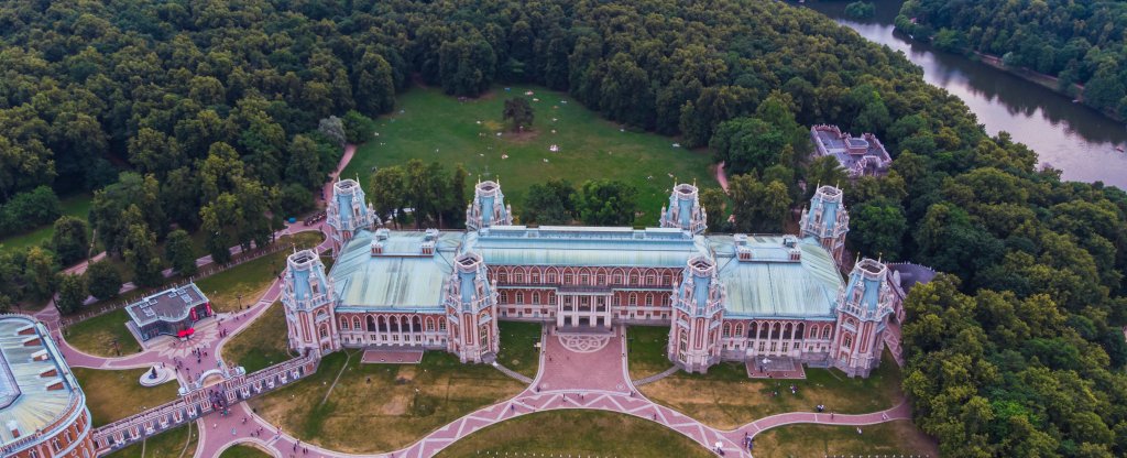 Музей-заповедник «Царицыно», г. Москва,  - Фото с квадрокоптера