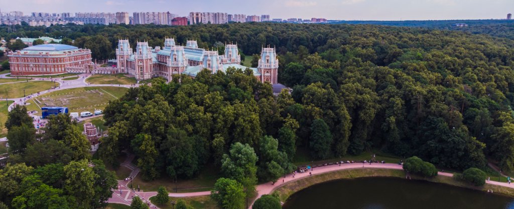 Музей-заповедник «Царицыно», г. Москва,  - Фото с квадрокоптера