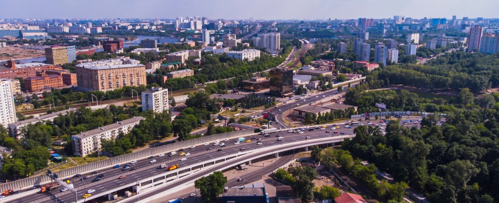 г. Москва, третье кольцо,  - Фото с квадрокоптера