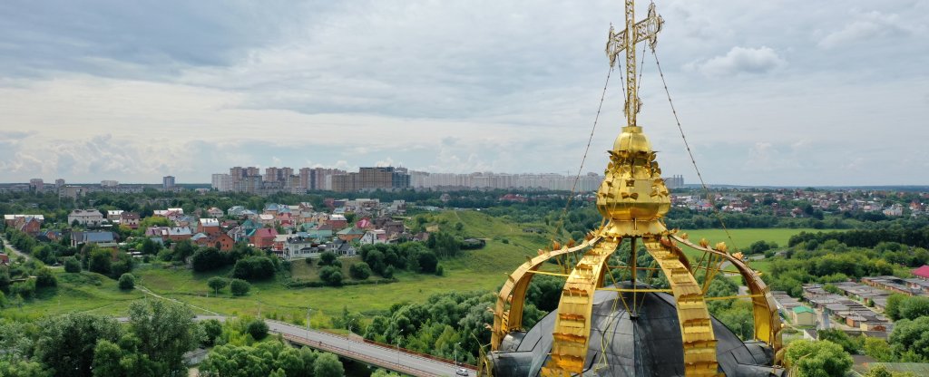 Крест,  - Фото с квадрокоптера