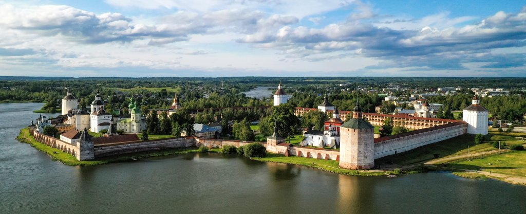 Кирилло-Белозерский монастырь,  - Фото с квадрокоптера