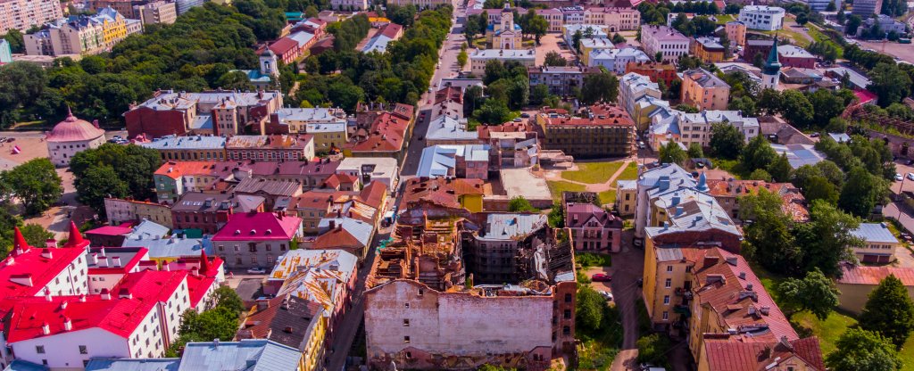 Выборг,  - Фото с квадрокоптера