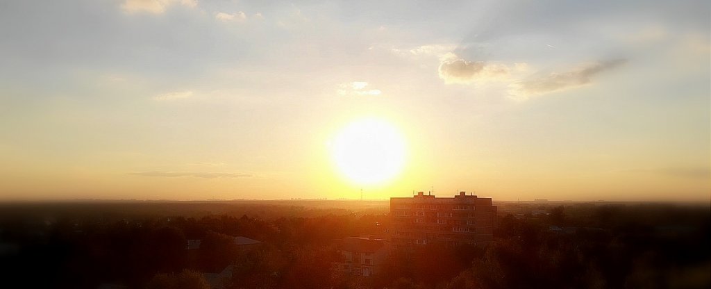 Закатный час,  - Фото с квадрокоптера