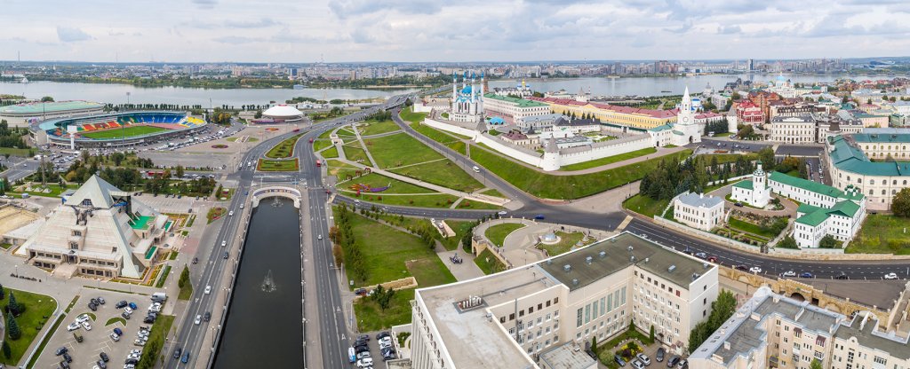 Казанский кремль,  - Фото с квадрокоптера