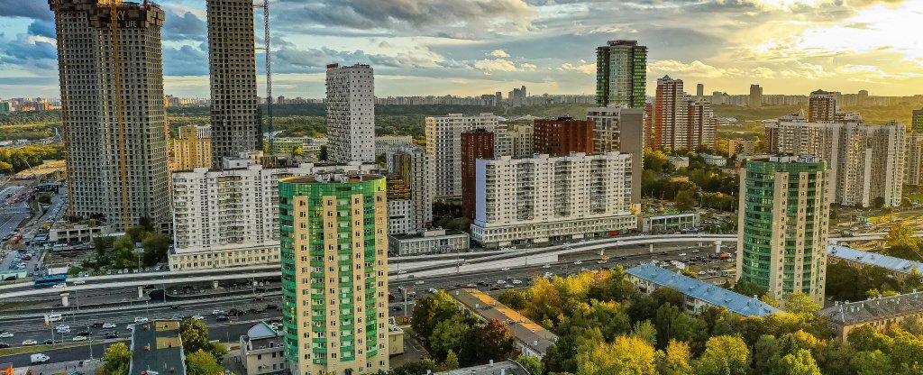 Хорошево-Мневники, Москва - Фото с квадрокоптера