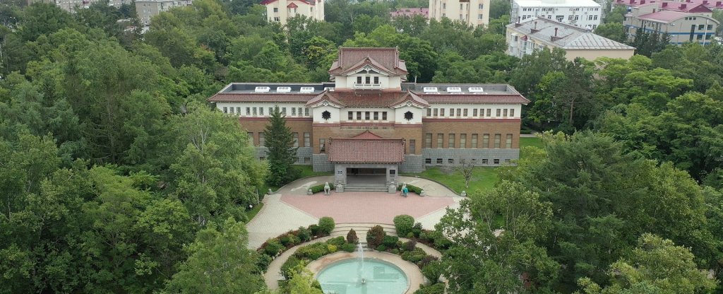 Краеведческий музей, Южно-Сахалинск - Фото с квадрокоптера