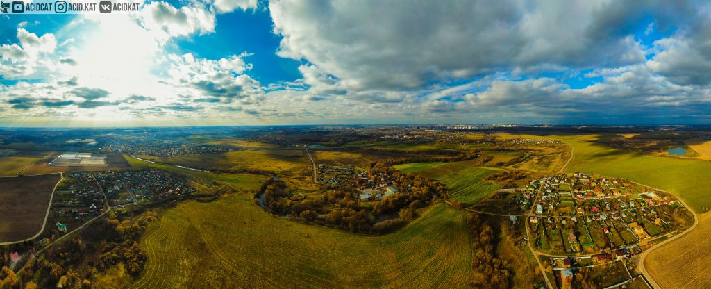 Поселок стрелковской фабрики-подольск,  - Фото с квадрокоптера