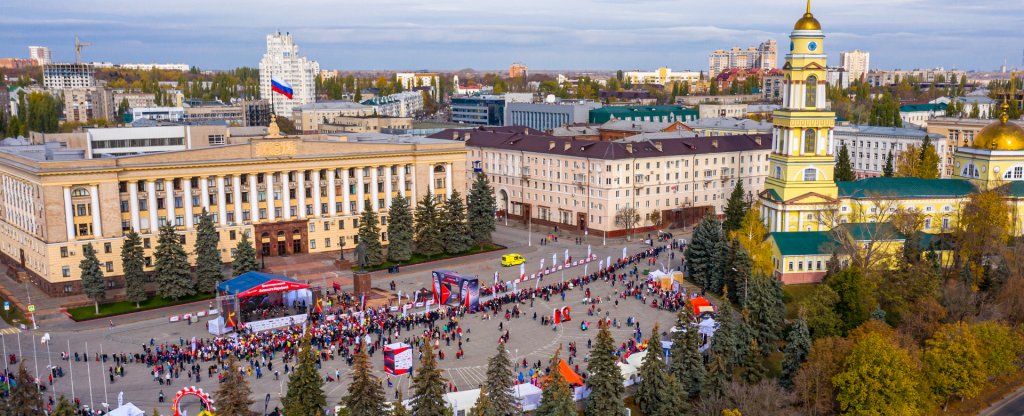 Марафон,  - Фото с квадрокоптера