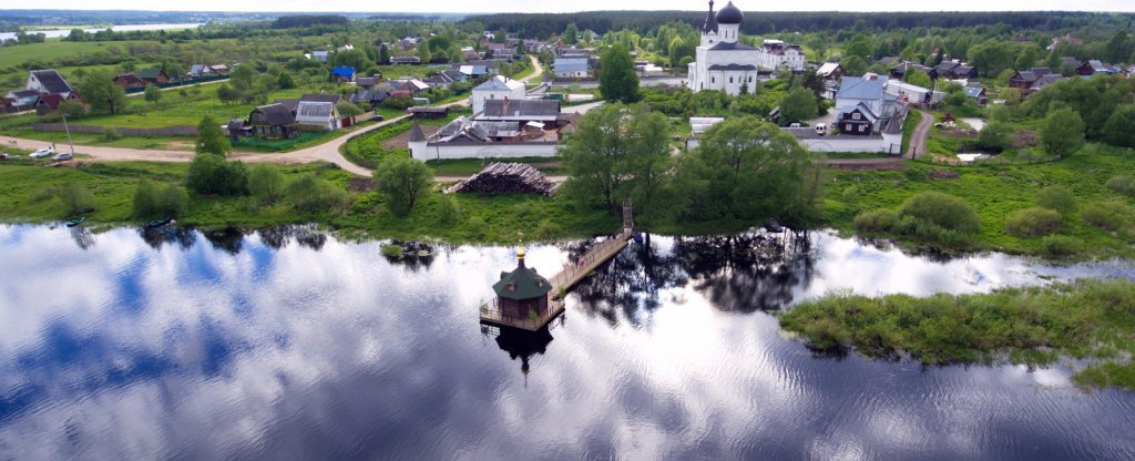 Оршинский монастырь,  - Фото с квадрокоптера