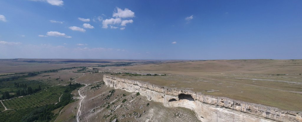 Белая скала, Белогорск - Фото с квадрокоптера