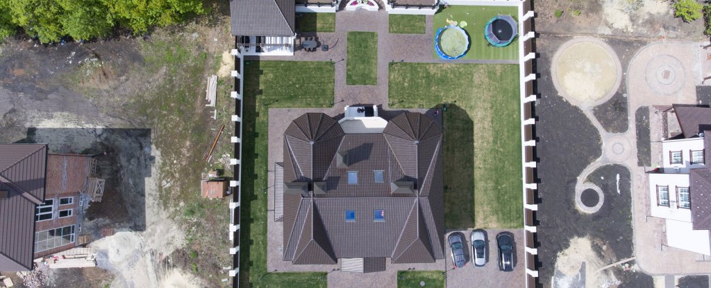 Съемка участка,  - Фото с квадрокоптера