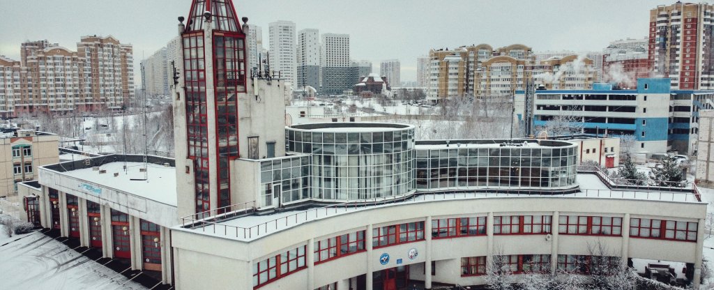 Пожарно-Спасательная часть 55 г.Москва,  - Фото с квадрокоптера