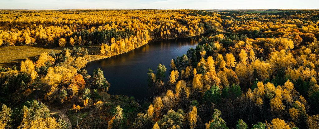 Озеро Чёска , ульяновская обл., Ульяновск - Фото с квадрокоптера