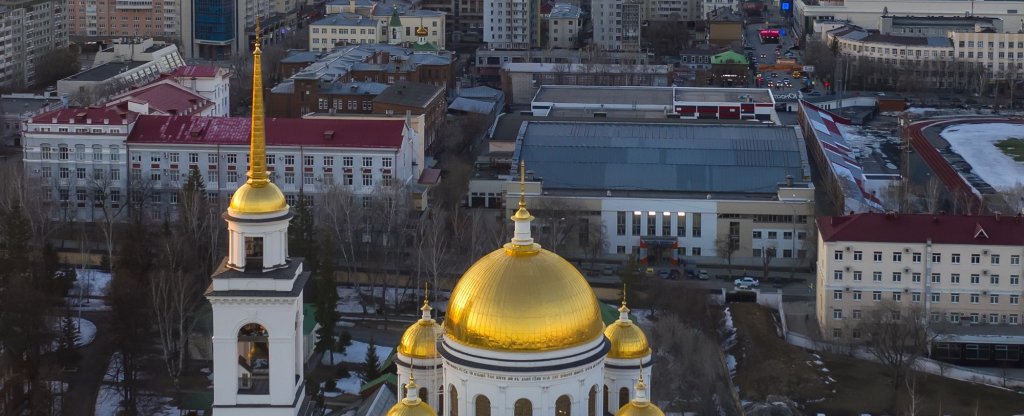 Ново-Тихвинский женский монастырь, Екатеринбург - Фото с квадрокоптера