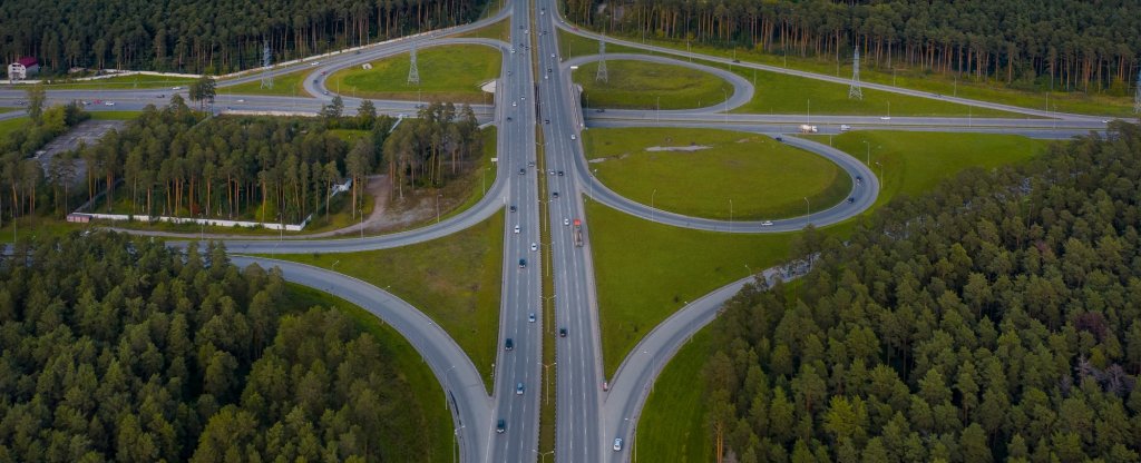 Развязка, Екатеринбург - Фото с квадрокоптера