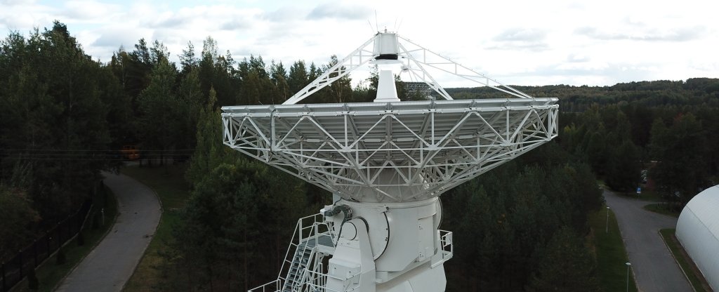 Радиотелескоп, обсерватории Светлое, Санкт-Петербург - Фото с квадрокоптера