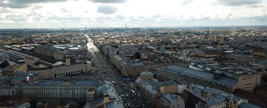 Аэросъемка, Лиговский проспект центр, Санкт-Петербург - Фото с квадрокоптера