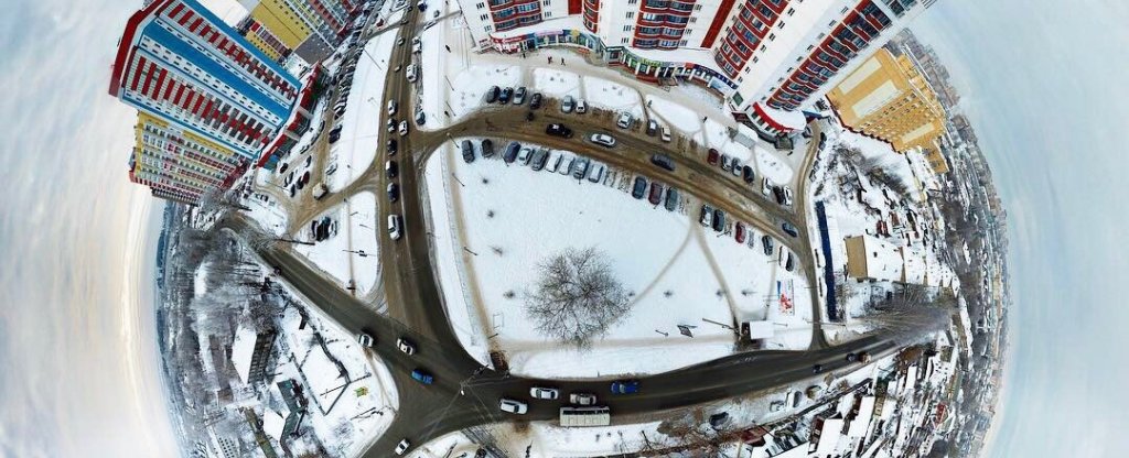 чистые пруды,  - Фото с квадрокоптера