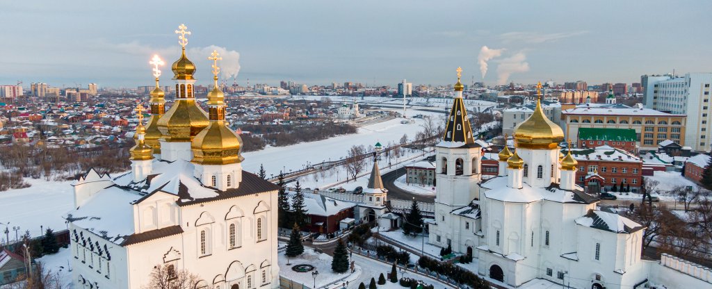 Свято-Троицкий мужской монастырь,  - Фото с квадрокоптера