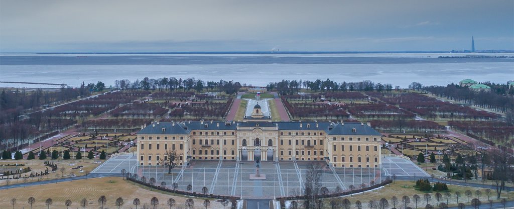 Константиновский дворец,  - Фото с квадрокоптера