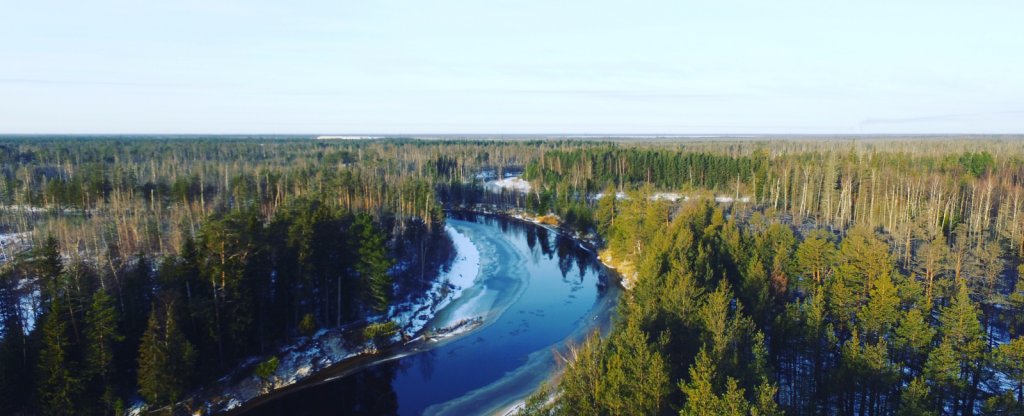 Река, Сургут - Фото с квадрокоптера