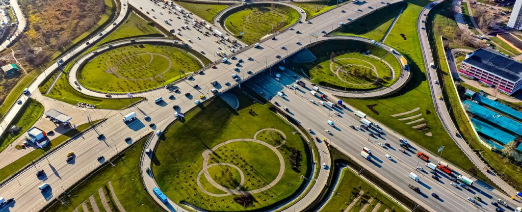 Развязка, Москва - Фото с квадрокоптера