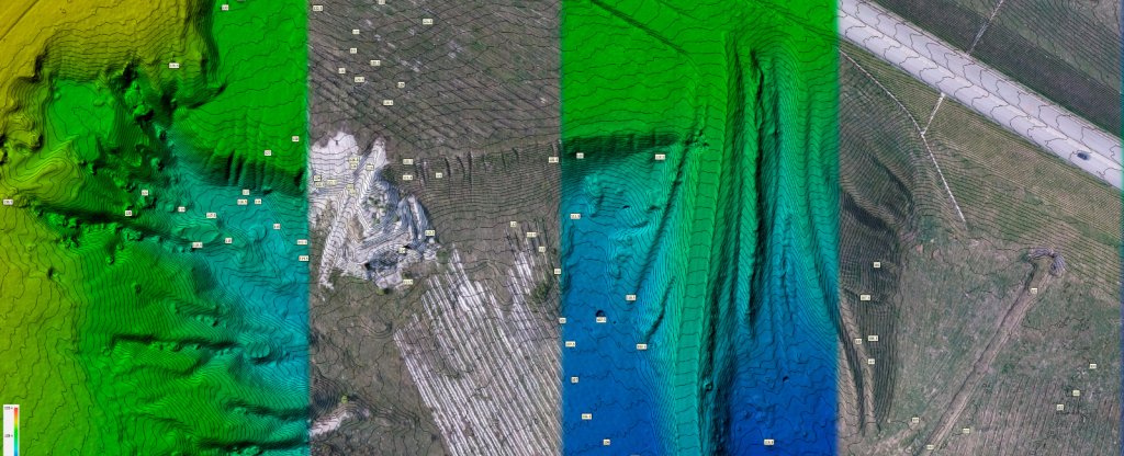 Цифровая модель рельефа (ЦМР) и ортофотоплан с горизонталями, Белгород - Фото с квадрокоптера