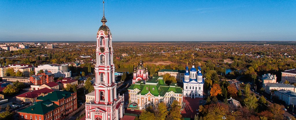 Казанский монастырь, Тамбов - Фото с квадрокоптера