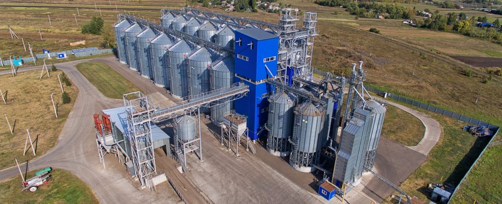 Элеватор,  - Фото с квадрокоптера