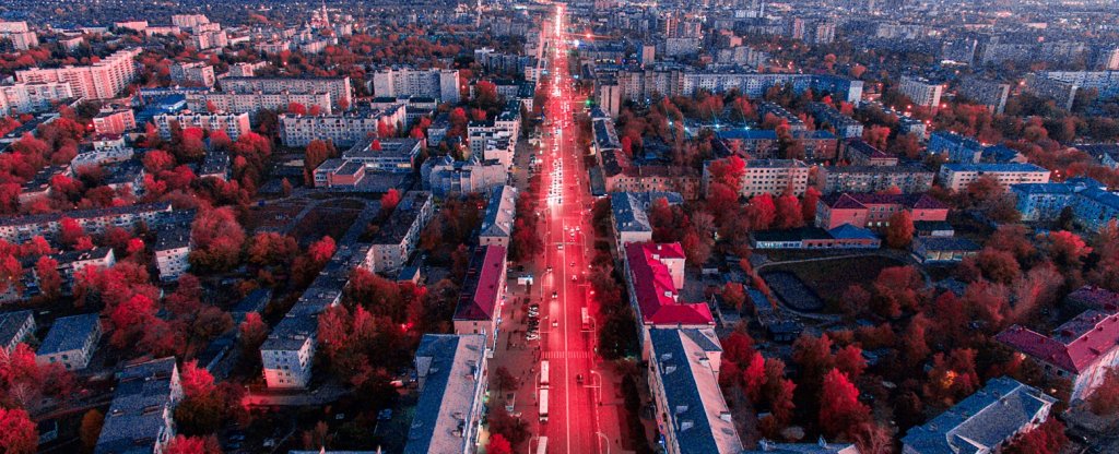 Улица Советская , Тамбов,  - Фото с квадрокоптера