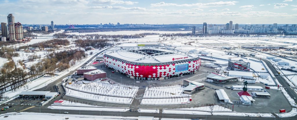Стадион Спартак, Москва - Фото с квадрокоптера