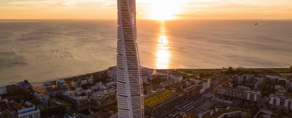 Turning Torso,  - Фото с квадрокоптера