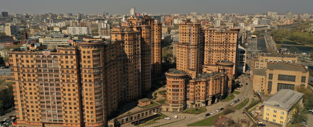 Жилые кварталы Лефортово,  - Фото с квадрокоптера