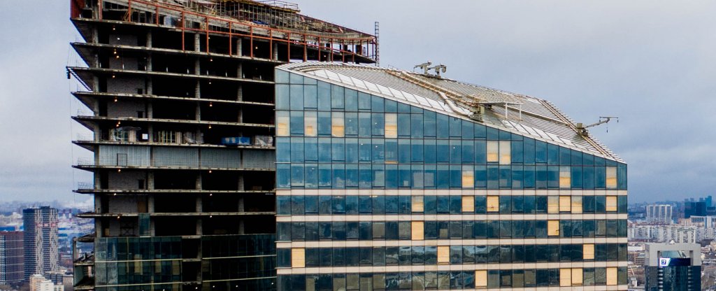 Сбербанк Сити,  - Фото с квадрокоптера