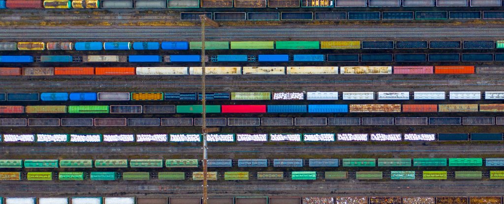 Станция товарная,  - Фото с квадрокоптера