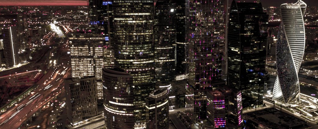 Москва Сити,  - Фото с квадрокоптера