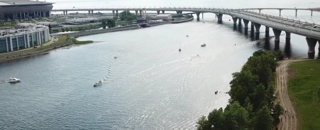 Санкт-Петербург Нева,  - Фото с квадрокоптера