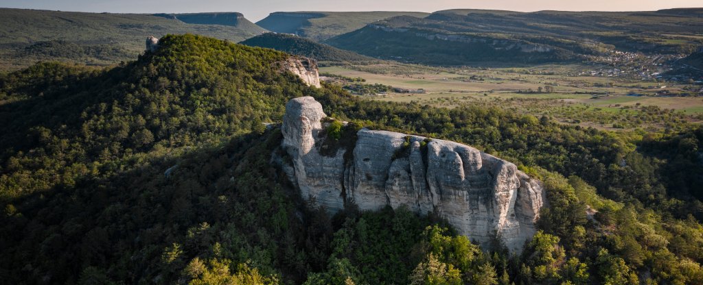 Мангуп-кале, Бахчисарай - Фото с квадрокоптера