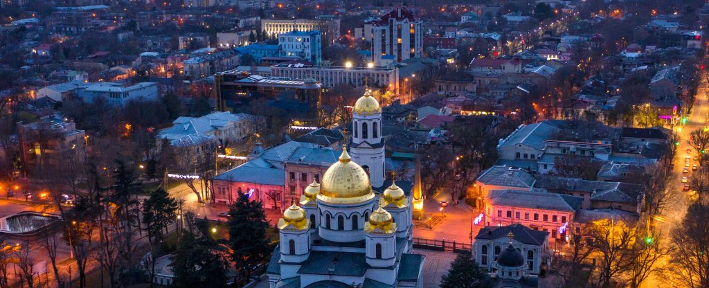 Собор Александра Невского, Симферополь - Фото с квадрокоптера