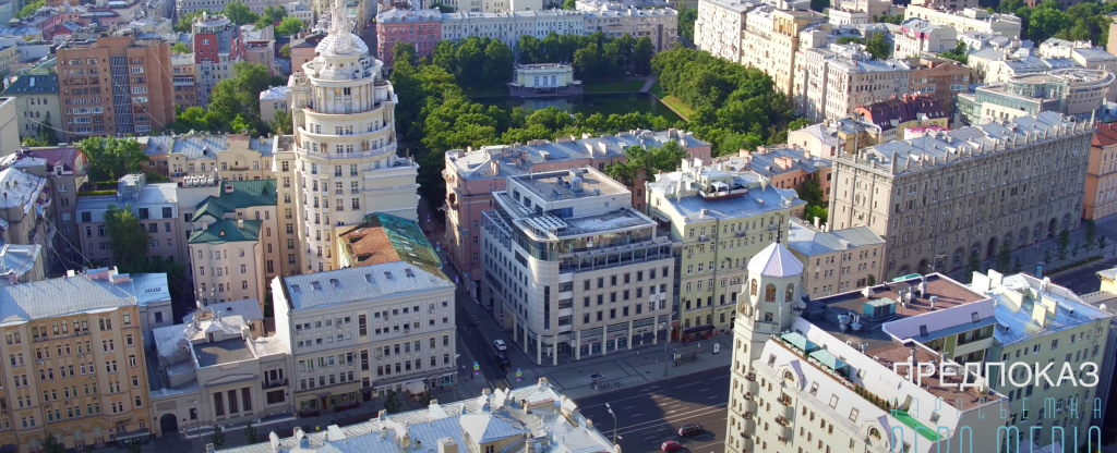 БЦ в центре, Москва - Фото с квадрокоптера