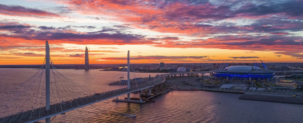Западный скоростной диаметр,  - Фото с квадрокоптера