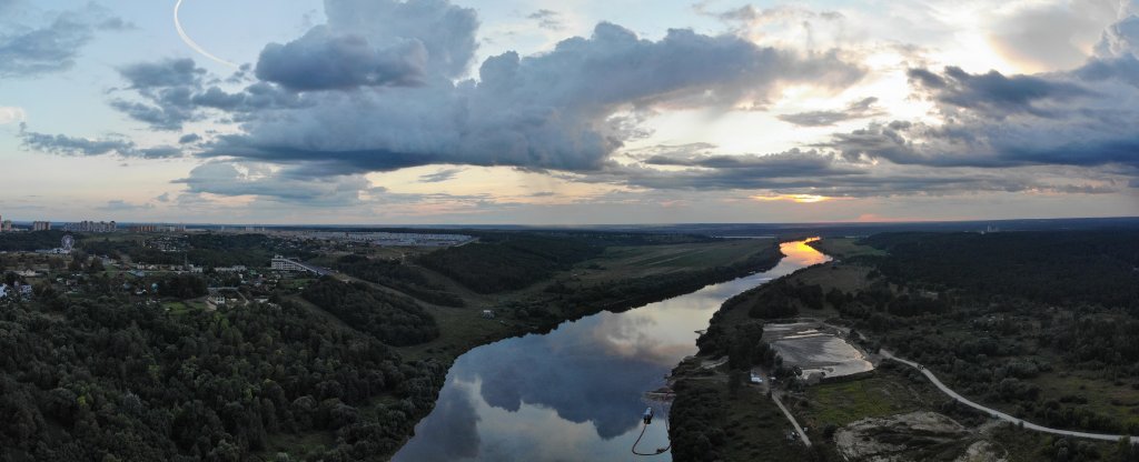 Панорамная фотосъёмка с воздуха,  - Фото с квадрокоптера