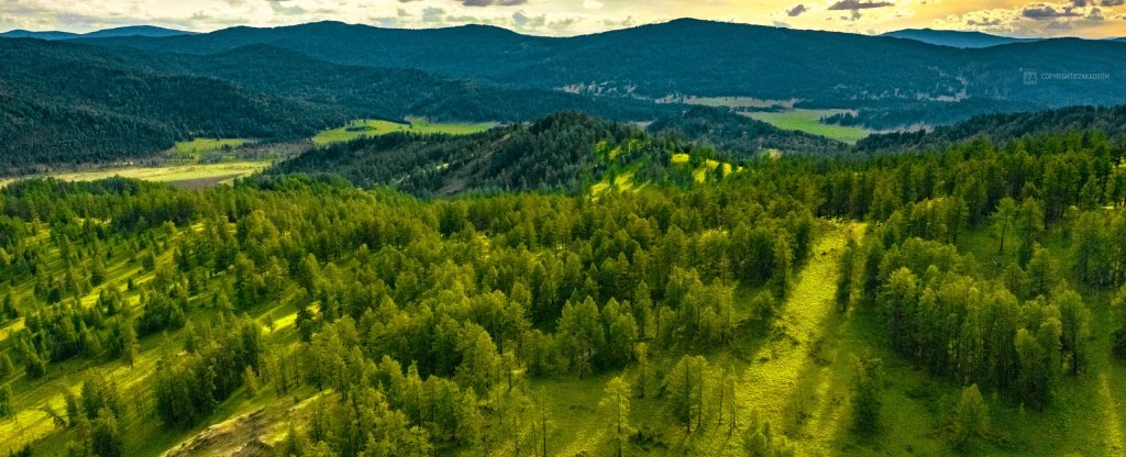 Горный Алтай,  - Фото с квадрокоптера