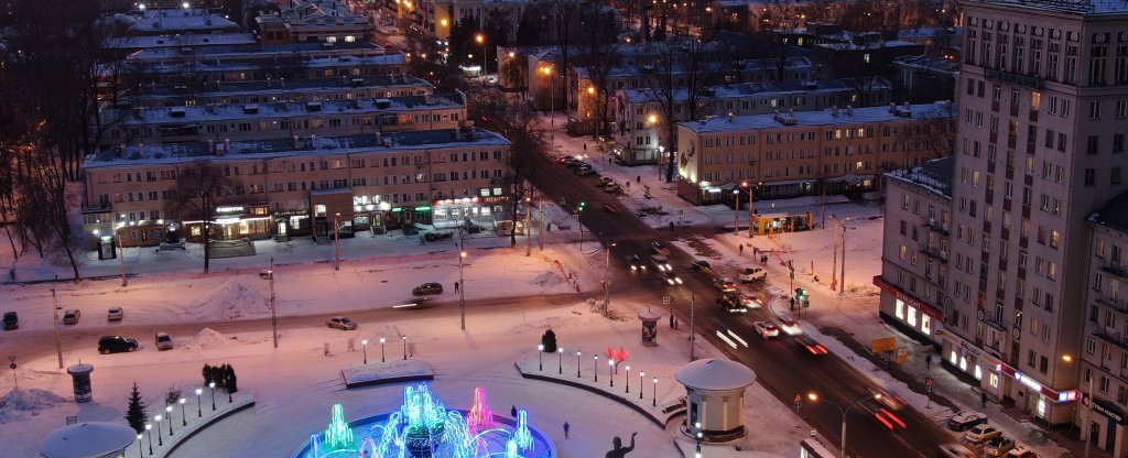 Новокузнецк, драмтеатр, Новокузнецк - Фото с квадрокоптера